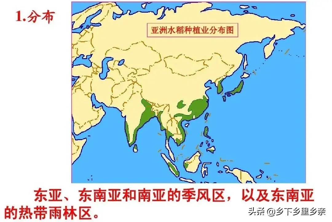 世界农业地域类型分布图（判断农业地域类型的方法）