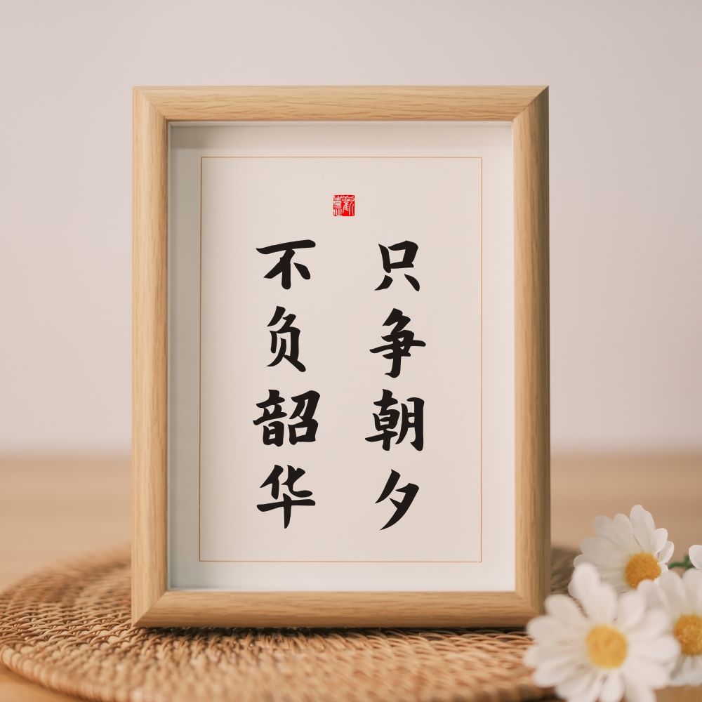 不负韶华只争朝夕意义（解释不负韶华只争朝夕的寓意）
