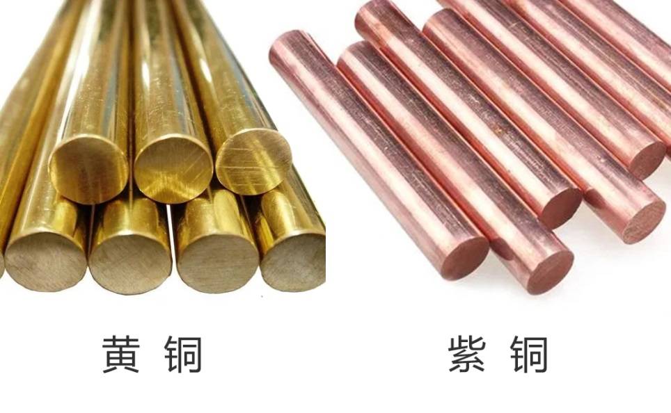 紫铜与黄铜的区别（紫铜与黄铜的差异）