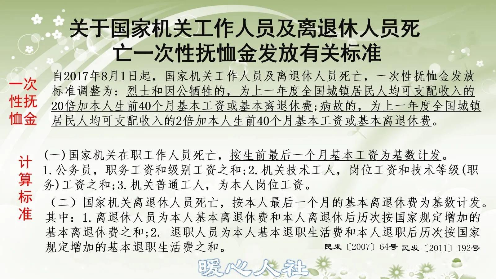 供养亲属抚恤金发放规定及标准（丧葬抚恤待遇的五种标准）