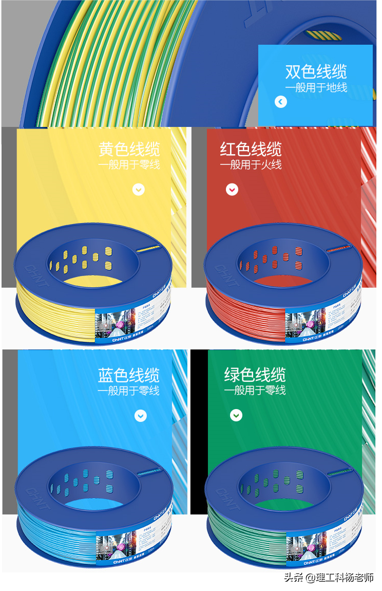 家用电线的三种颜色（如何测量区别家庭电路的三根线）